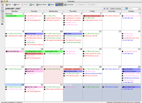 Welch Entourage Calendar Screenshot