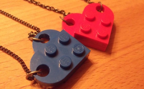 Valentine’s Day #5: DIY Lego Heart Necklace