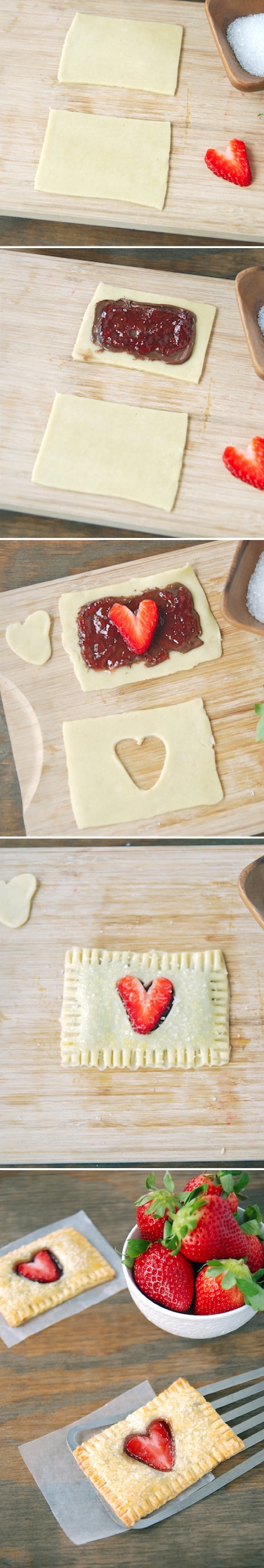 Valentine’s Day #3: Strawberry Heart Poptarts for Valentine’s Day