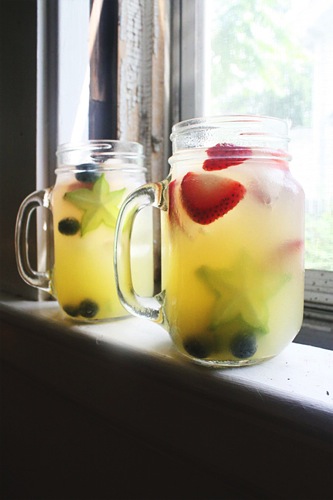 Noted: Food: Red White and Blue Sangria via My Baking Addiction