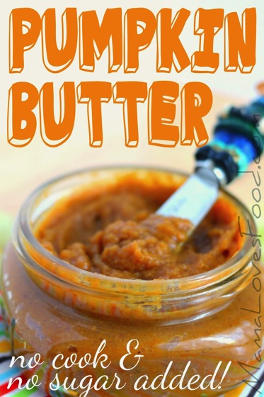 Noted: No Cook Pumpkin Butter via Mama Loves Food