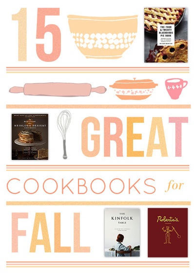 Noted: 15 Great Cookbooks for Fall via DesignSponge