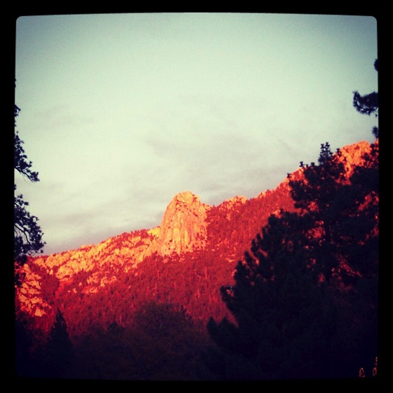 Photo: Idyllwild Sunset via #instagram