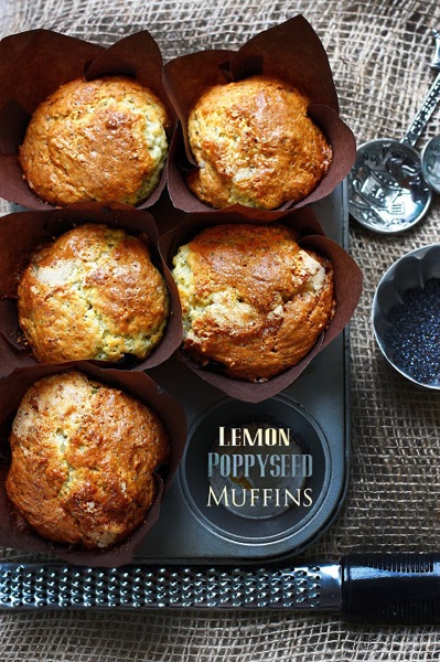 Noted: Lemon Poppyseed Muffins~ and Spooky things:) via La Table de Nana