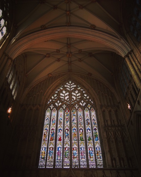 York Minster, Stained Glass Window, York, UK via Instagram [Photo]