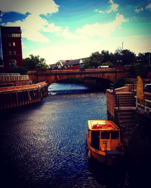 Water Taxi “Twee”, River Aire, Leeds, UK [Photo]