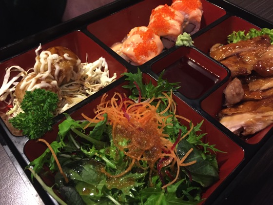 Bento Box Dinner at Origami, Wellington, New Zealand via Instagram