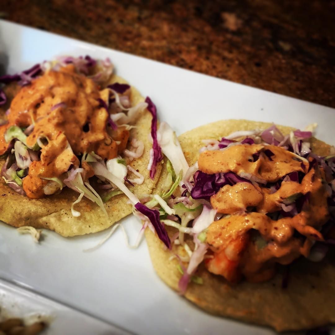 Shrimp Tacos at Mykes, Van Nuys via Instagram