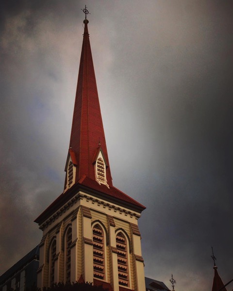 Church Steeple, Wellington, New Zealand via Instagram