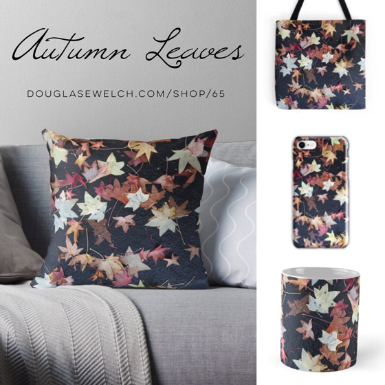 Autumn Leaves Pillows, Totes, Mugs and More!