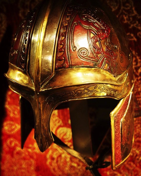 Riders of Rohan Helmet, Lord of the Rings film costume via Instagram