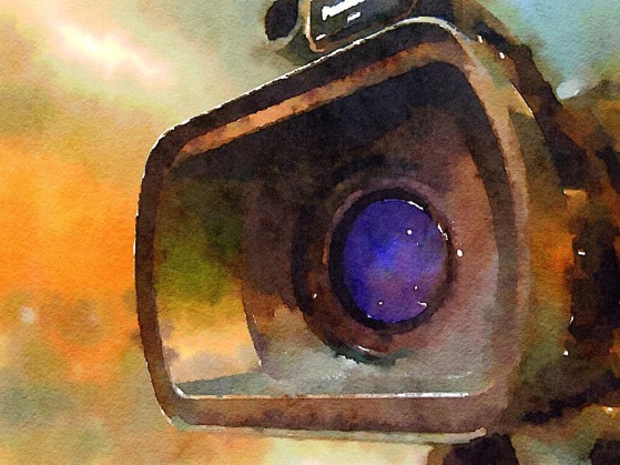 The Unblinking Eye in Watercolor