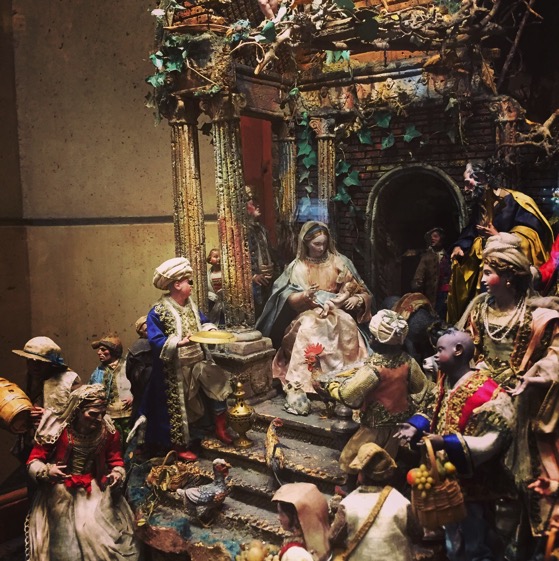 Neapolitan Prespe (Nativity) at Our Lady of the Angels Cathedral in Los Angeles via Instagram