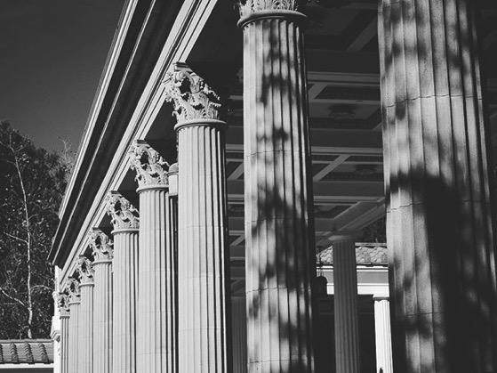 Columns, Getty Villa via My Instagram