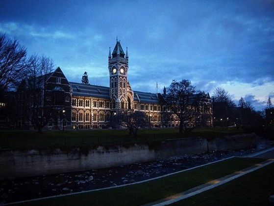 University of Otago at Night, Dunedin, New Zealand via My Instagram