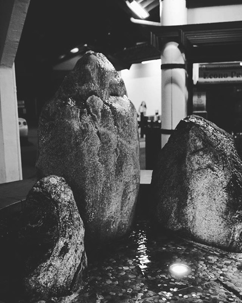 Stone Fountain, Little Tokyo, Los Angeles via My Instagram