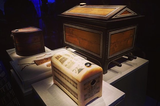 Wooden and Alabaster Boxes via Instagram