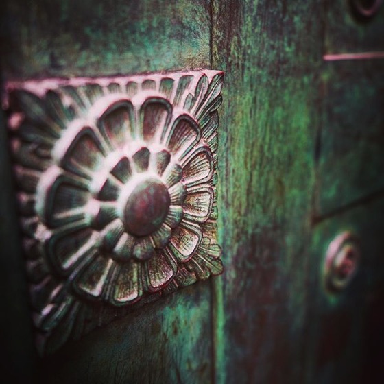 My Los Angeles 59 – Door Detail, LA Central Library via My Instagram