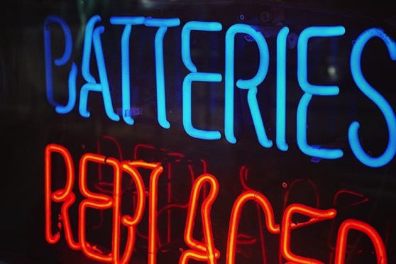 Neon Batteries via My Instagram