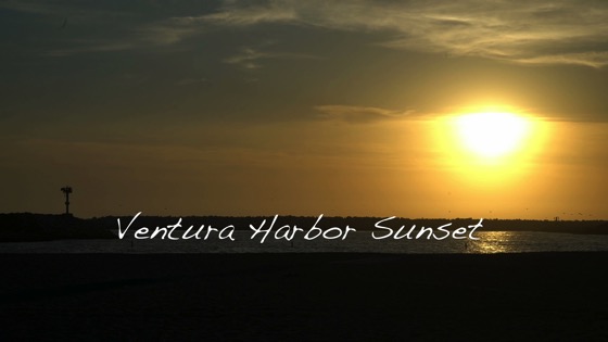Ventura Harbor Sunset in 4k [Video] (1:00)