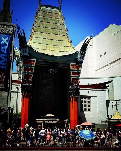 Grauman’s Chinese Theater, Hollywood, California via My Instagram