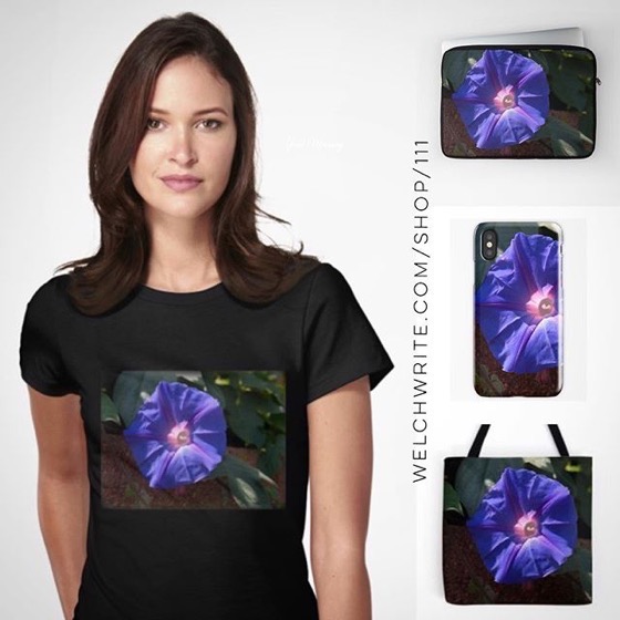 Say Good Morning with these Morning Glory Totes, Tees, iPhone Cases, and more!