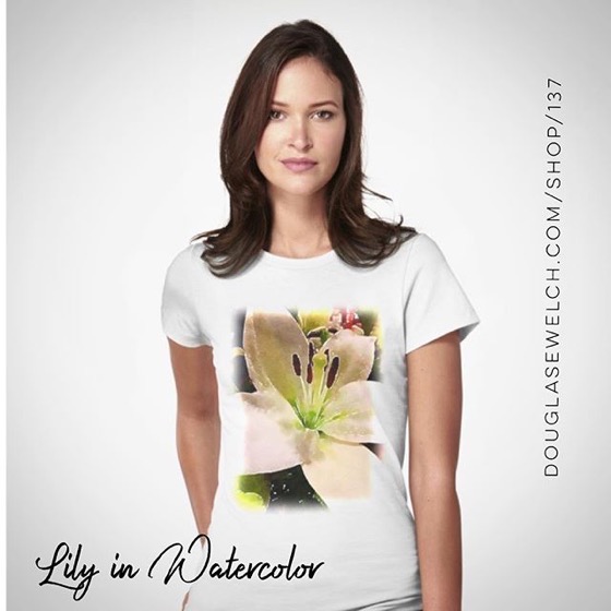 Lily Flower in Watercolor Tees, Hoodies and Much More!