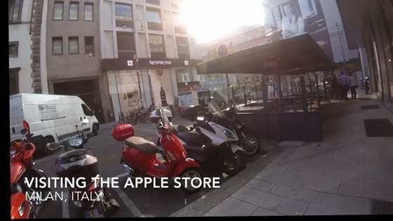 Happening upon the Apple Store, Piazza of Liberty, Milano, Italy [Video] (4:16)