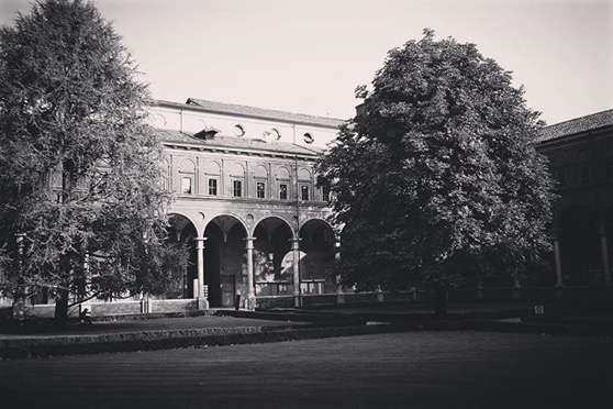 Interior Courtyard, Catholic University of the Sacred Heart Università Cattolica del Sacro Cuore – Location of the SRN Conference via Instagram