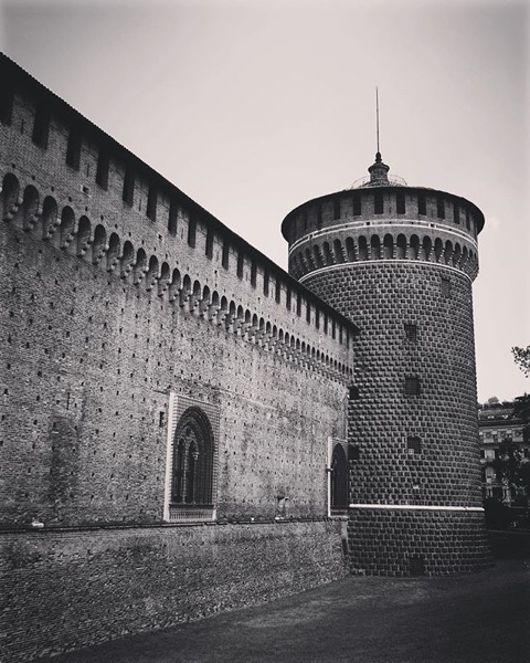 Castello Sforzesco, Milan, Italy via Instagram