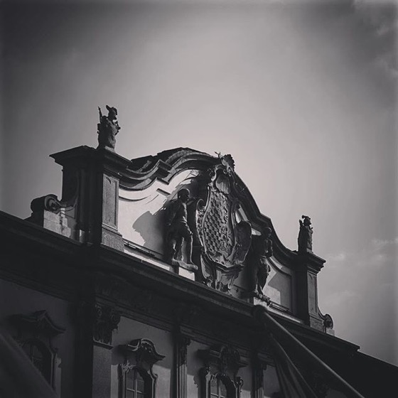 Crest atop Palazzo Litta, Milan, Italy via Instagram