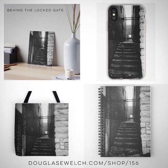 Behind The Locked Gate – Totes, iPhone Cases, Notebooks and Much More!