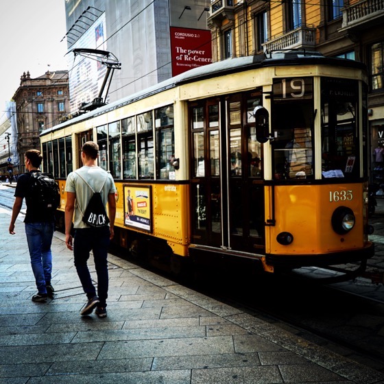 Milano Tram – I love them! via Instagram