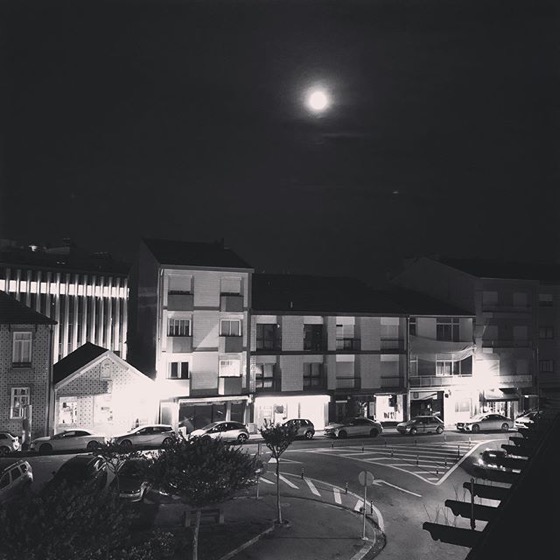 Full Moon Over Foz via Instagram