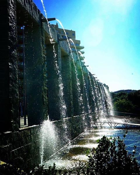 Fountains in Jardim José Roquette, Porto, Portugal via Instagram
