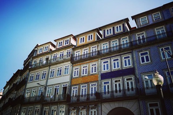 Tile facades adorn these apartments via Instagram
