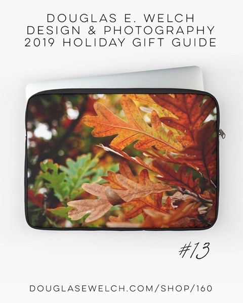 Holiday Gift Guide 2019 13: Oak Leaves In Autumn Laptop Cases and More! [For Sale]
