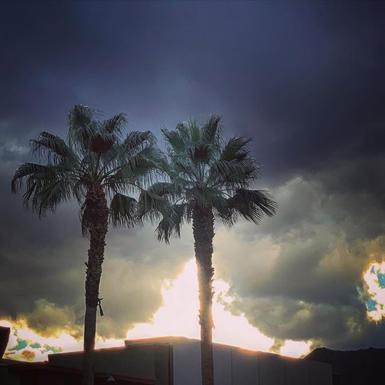 After the storm, Palm Desert, California via Instagram