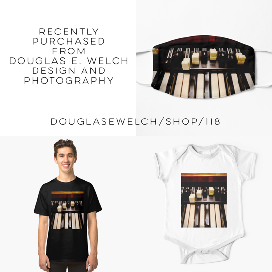 Hammond B3 Organ Clothing — Recently Purchased From Douglas E. Welch Design and Photography [For Sale]