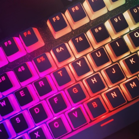 Kingston LED Mechanical Keyboard via Instagram and TikTok