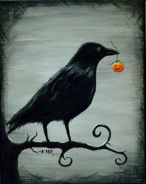 Halloween 2020 – 15 in a series – Halloween Raven
