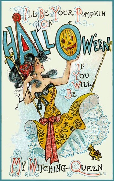 Halloween 2020 – 50 in a series – Vintage Halloween Greeting Card