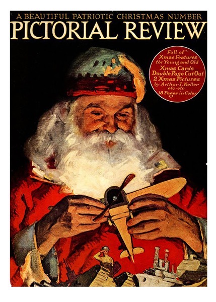 Order Now! Vintage Santa Pictorial Review Magazine Cover (1918)  Christmas Cards from Douglas E. Welch Design and Photography [For Sale]