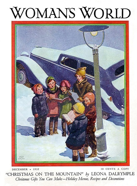 Order Now! Vintage Woman’s World Christmas Magazine Cover (1935) Christmas Cards from Douglas E. Welch Design and Photography [For Sale]