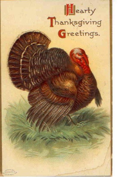 Thanksgiving 2020 – 26 in a series – Hearty Thanksgiving Greetings