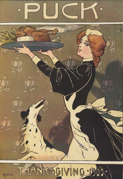 Thanksgiving 2020 – 18 in a series – Puck Magazine Thanksgiving 1905 by Carl Hassmann (1905)