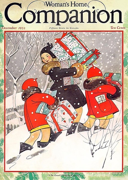 Order Now! Vintage Christmas Magazine Cover from Women’s Home Companion (1932) Christmas Cards from Douglas E. Welch Design and Photography [For Sale]