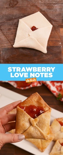 Valentine’s 2021 – 11 in a series – Valentine’s Strawberry Love Notes Pastry [Recipe]