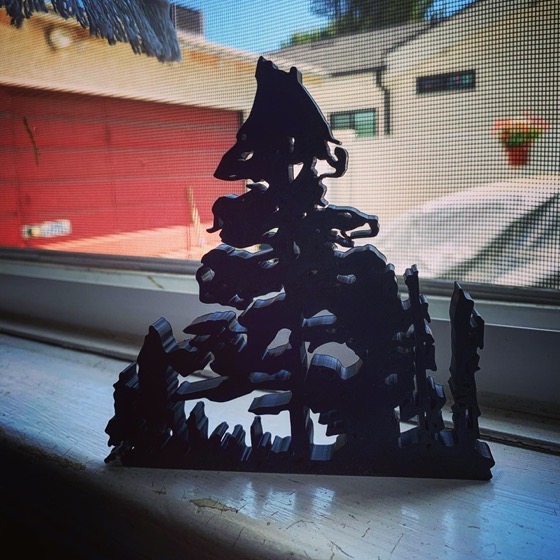 Pine Tree – 3D Print from my drawing via Instagram and TikTok