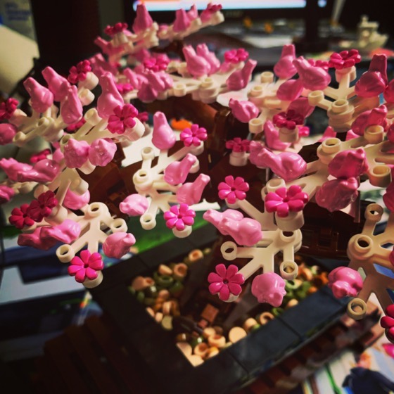 Sakura Bonsai from Lego Botanical Series via Instagram